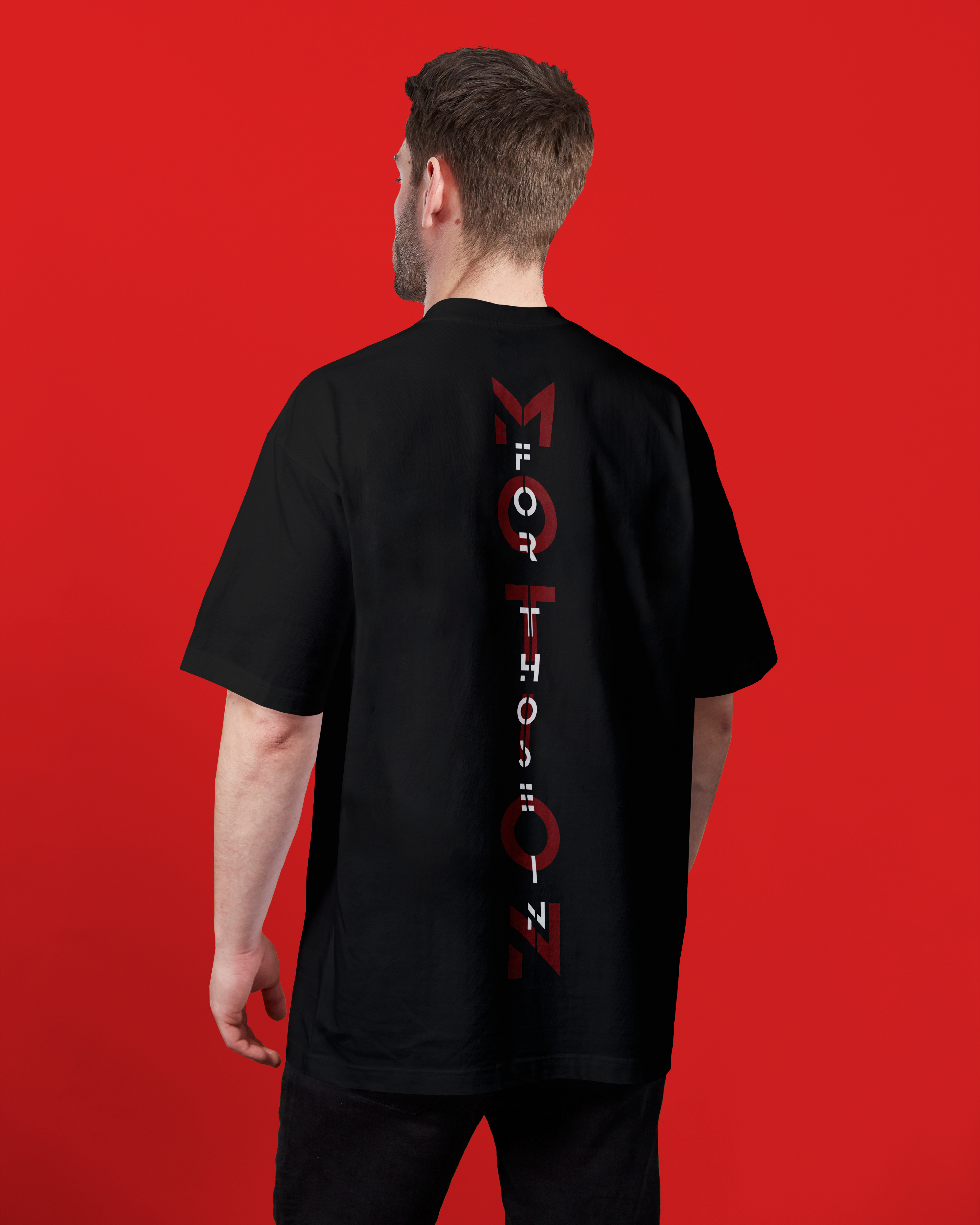 ASTO Black Oversize T-Shirt