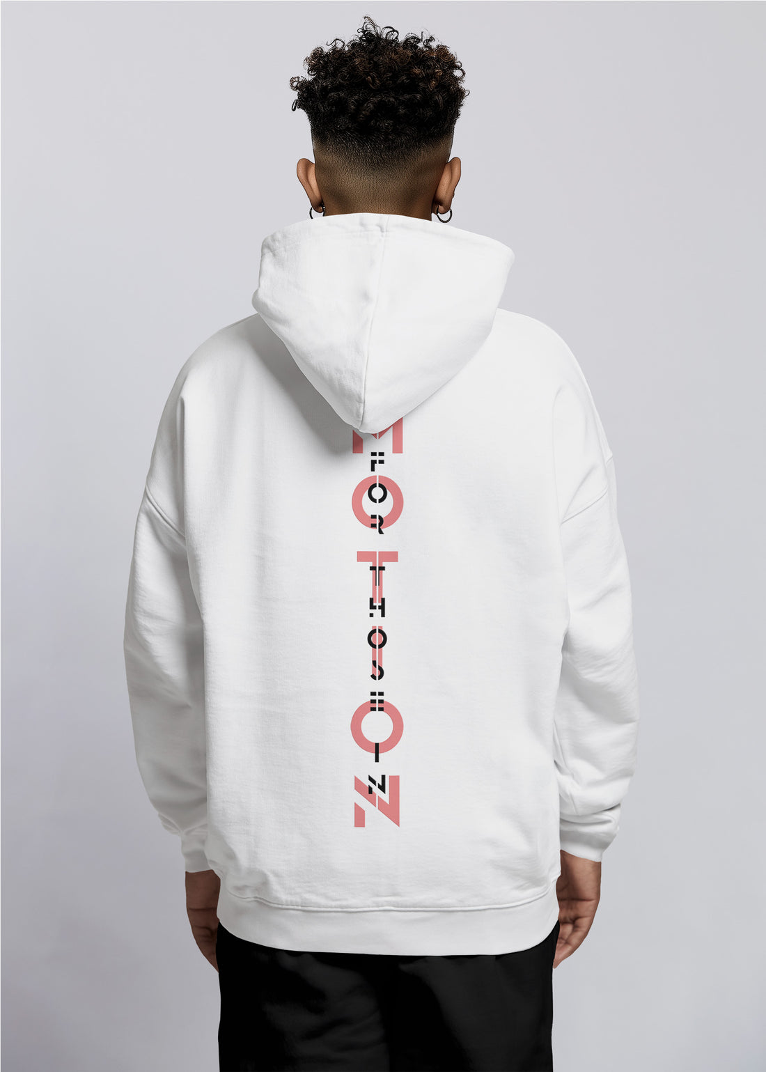 ASTO White Heavyweight Hoodie - Hidden Pocket