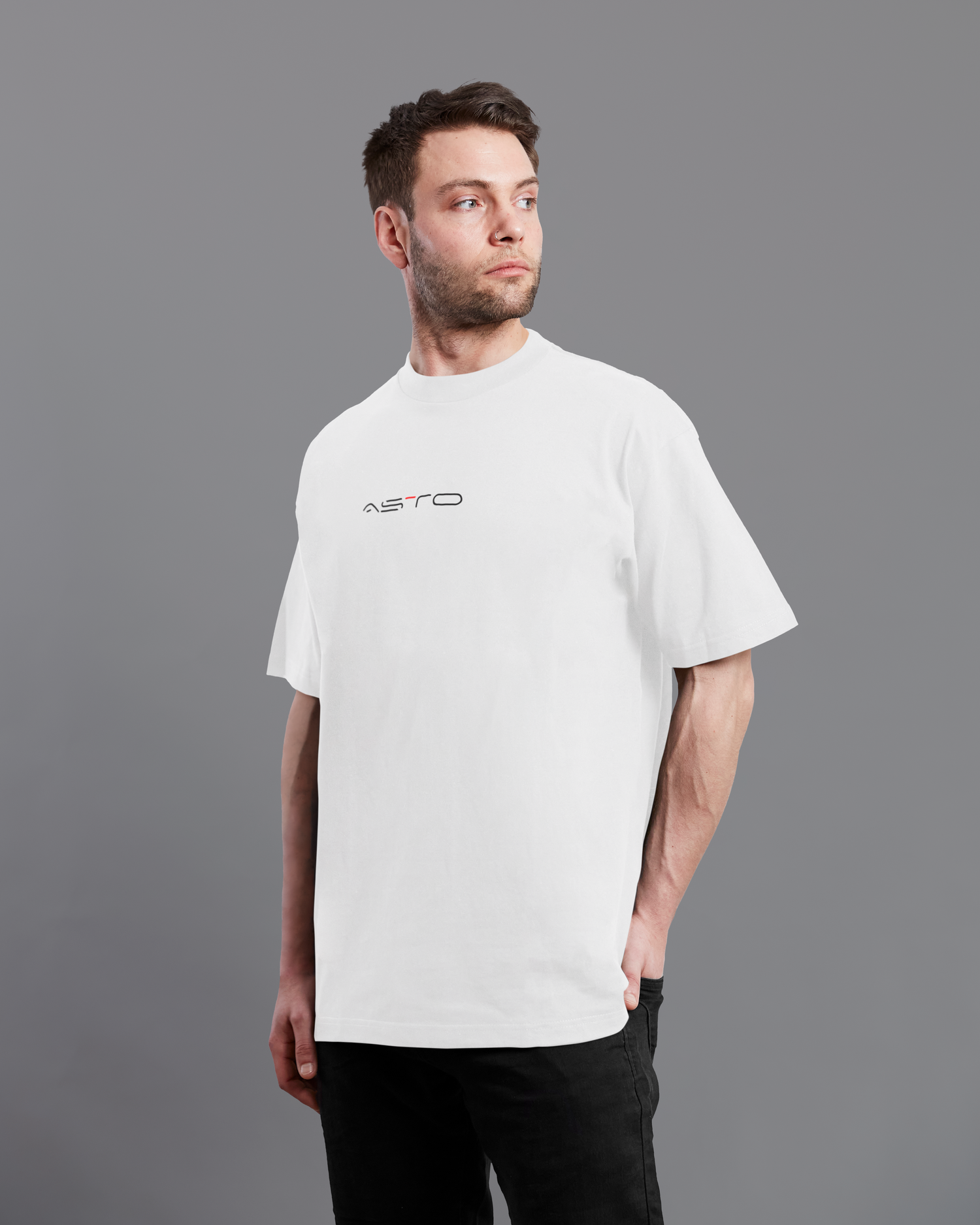 ASTO Black Oversize T-Shirt