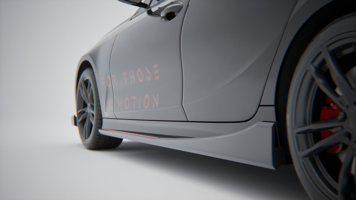 BMW G20 M340i (Pre+LCI) - Carbon Fiber Side Skirt - V2