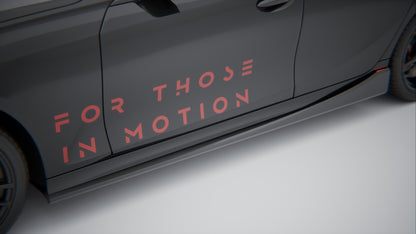 BMW G20 M340i (Pre+LCI) - Carbon Fiber Side Skirt - V2