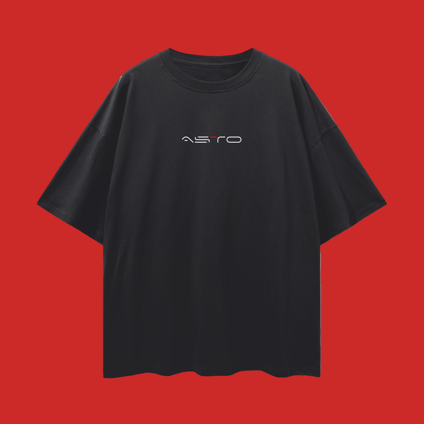 ASTO Black Oversize T-Shirt