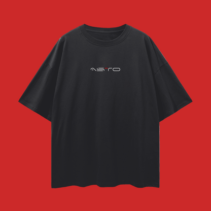 ASTO Black Oversize T-Shirt